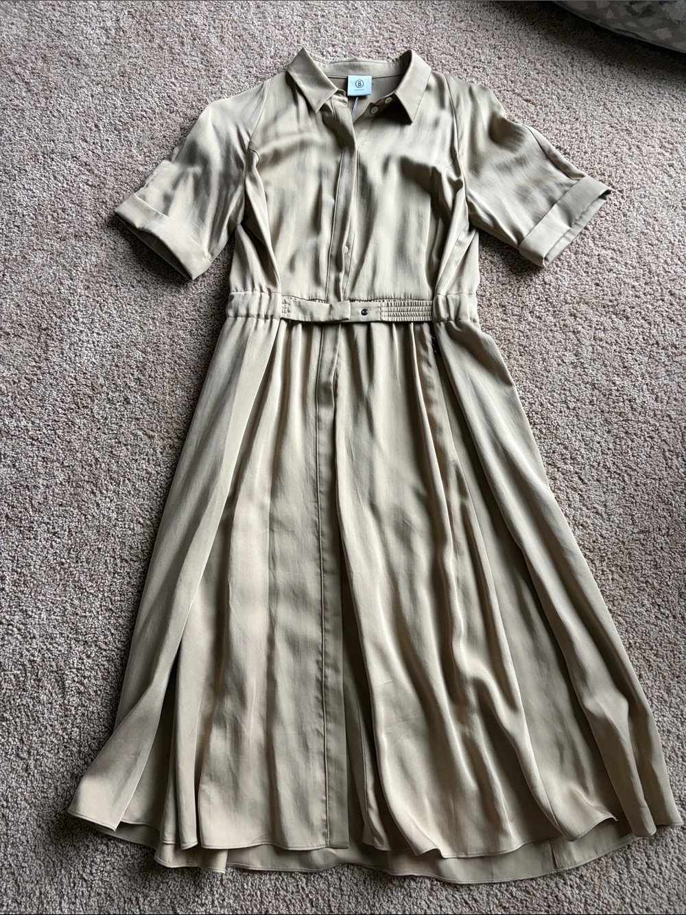 Bogner Classic Shirt Dress with Belt